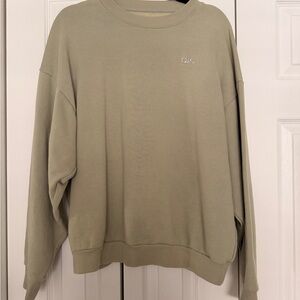 ALO Yoga Olive Crew Neck Sweater